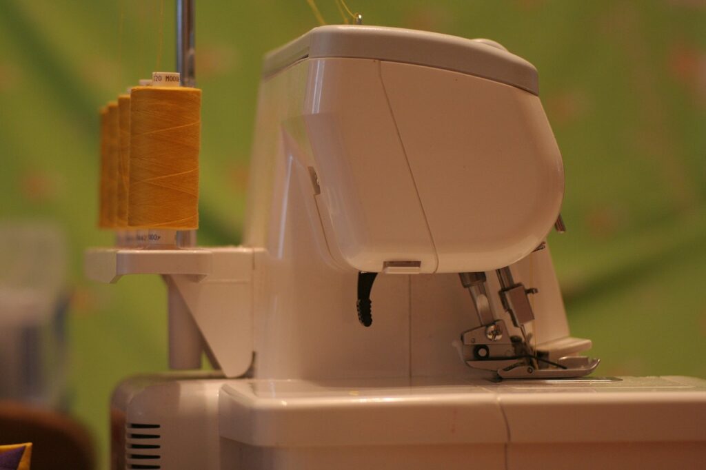 Maquinas de coser para un taller de corte y confección